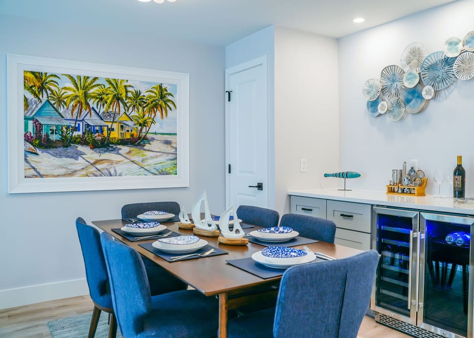 Dining table for six guests