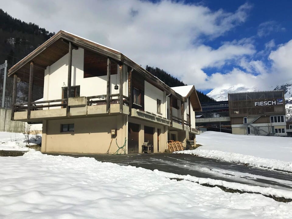 Home, Mountain Range, Slope, Winter, Village, Mountain Village, Balcony, Freezing, Snow, Alps