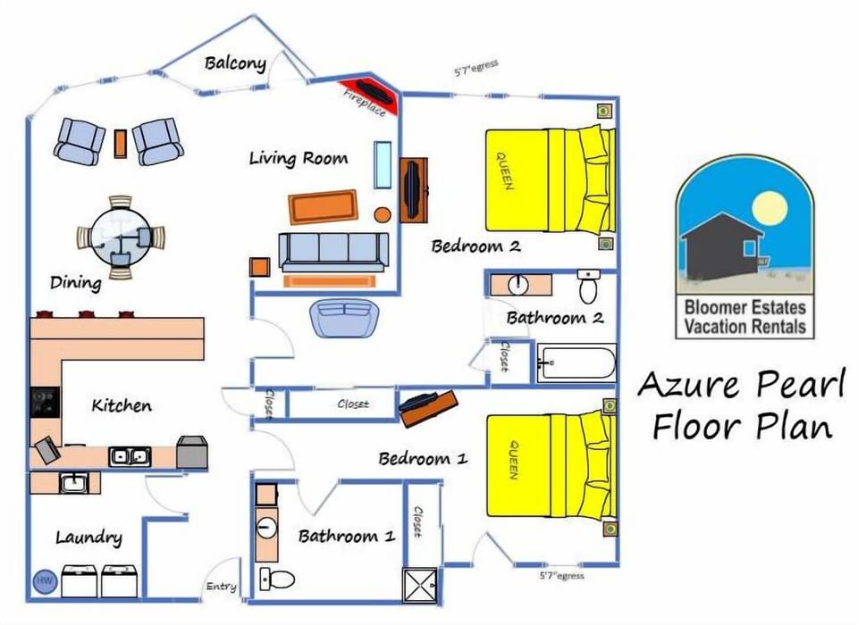 Azure pearl floor plan