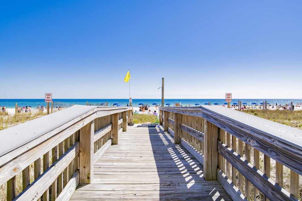 our boardwalk out to beach