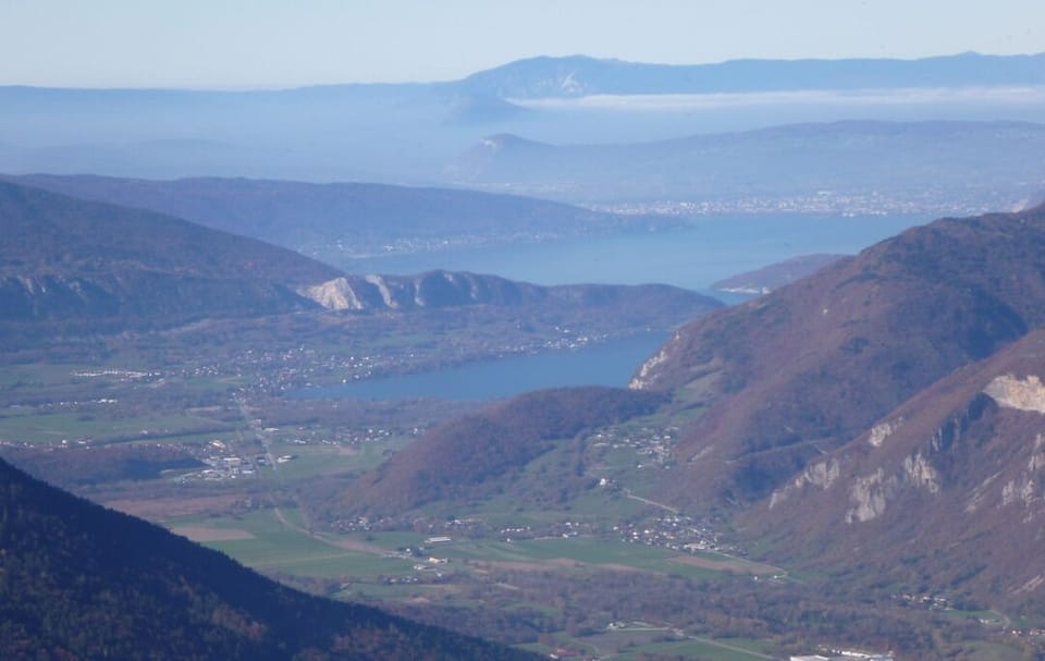 Lake Annecy from La Tournette 