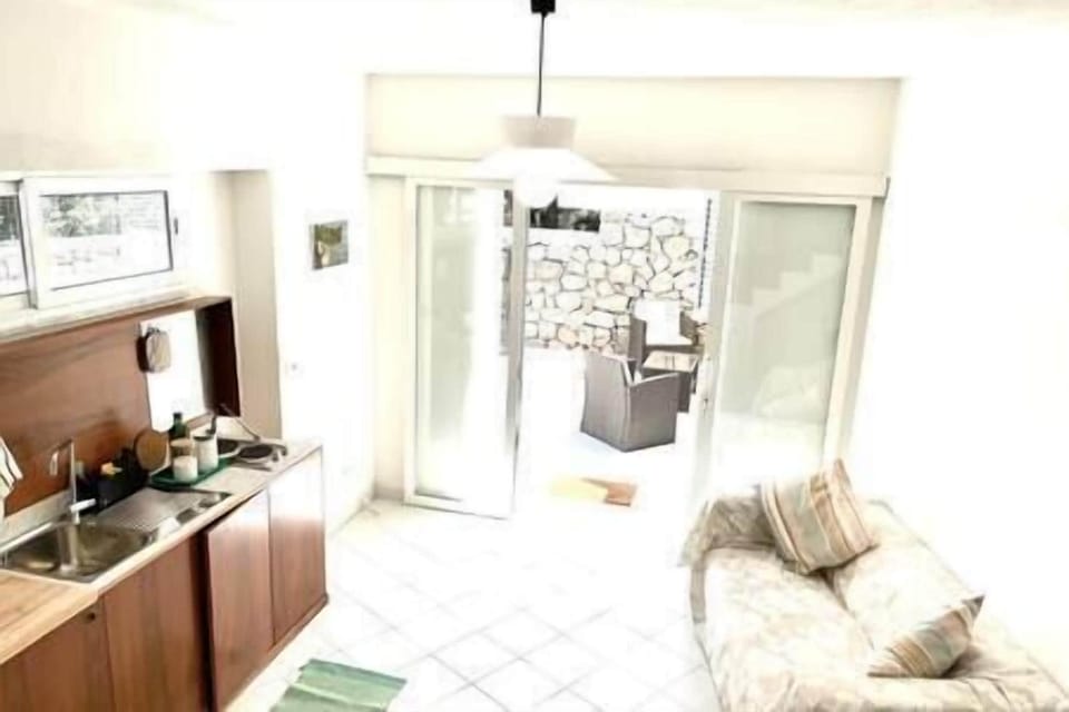 Dettaglio del soggiorno con cucina (3)