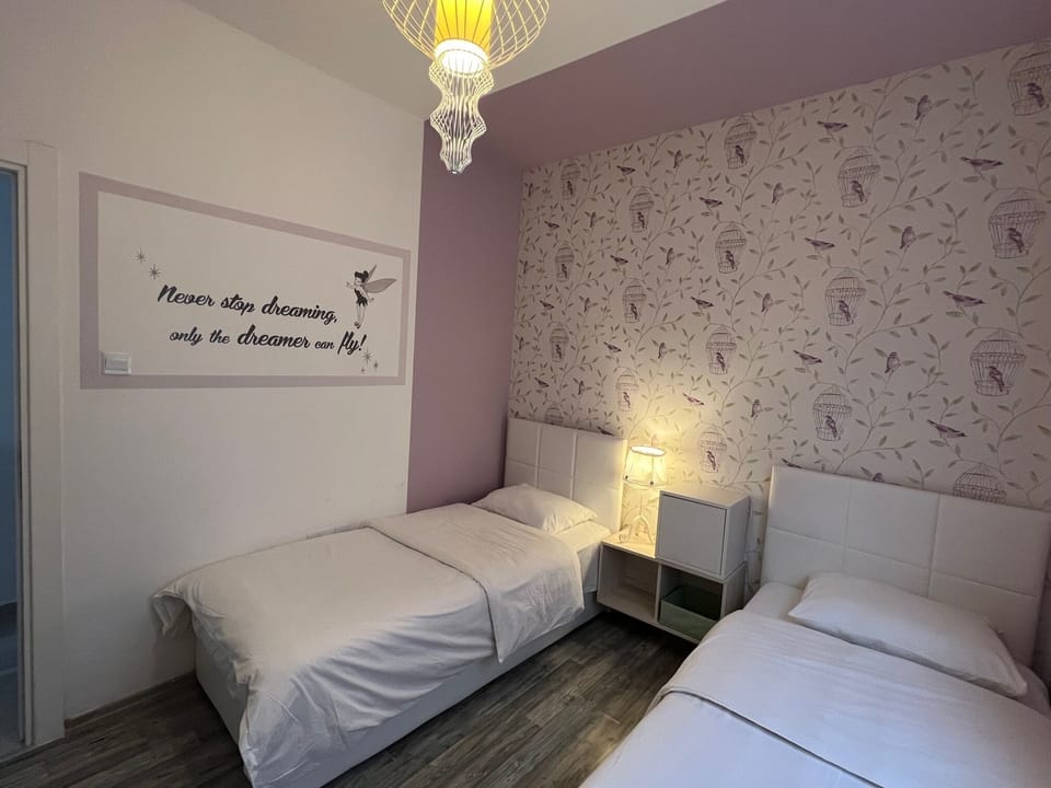 tastefully decorated second bedroom