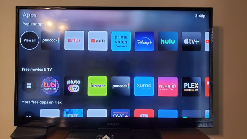 Smart TV in Master Bedroom