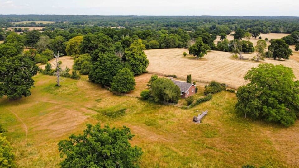Aerial view of Lime Tree cottage