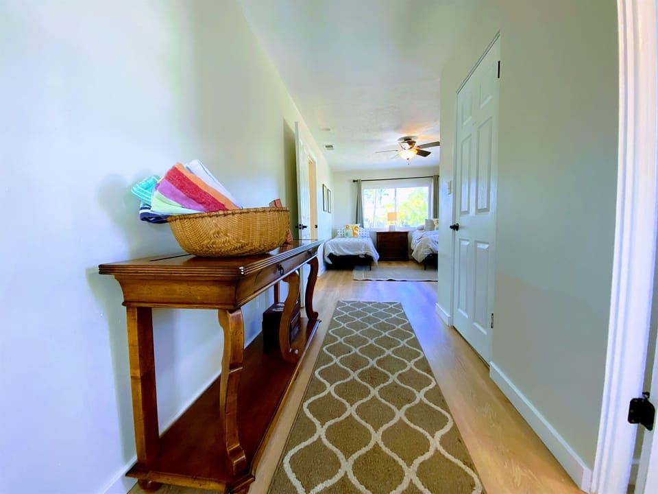Bedroom #3 has a door directly to pool area