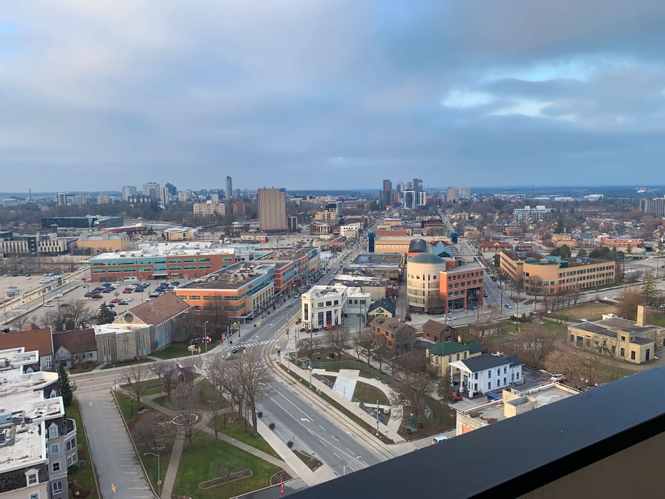City View from Private Balcony