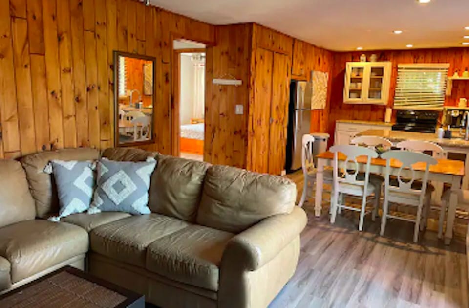 Living room and eat in kitchen area