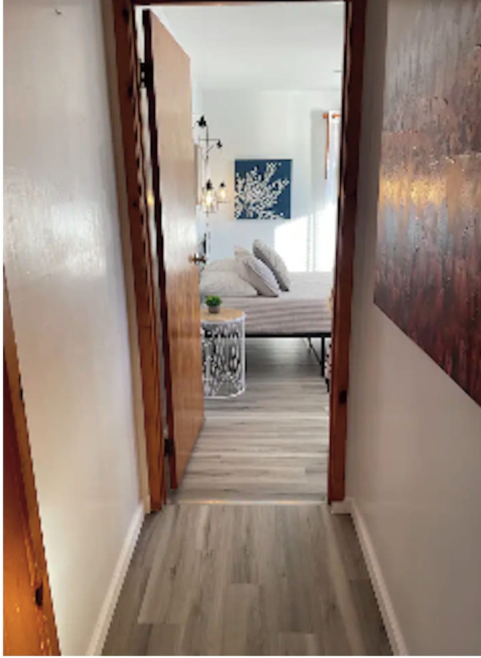 Hallway to second bedroom