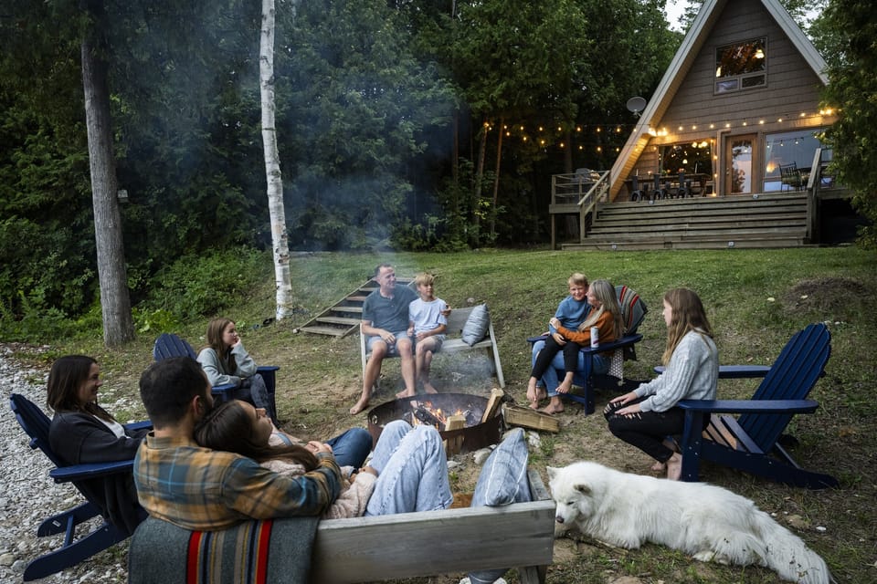 Backyard firepit 