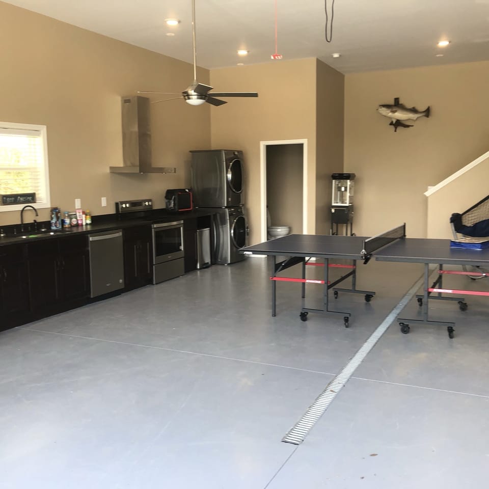 guest house game room/kitchen