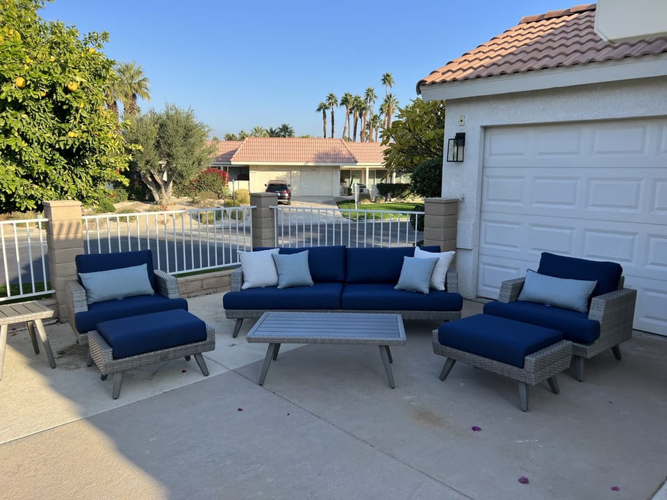 Brand new outdoor furniture!
