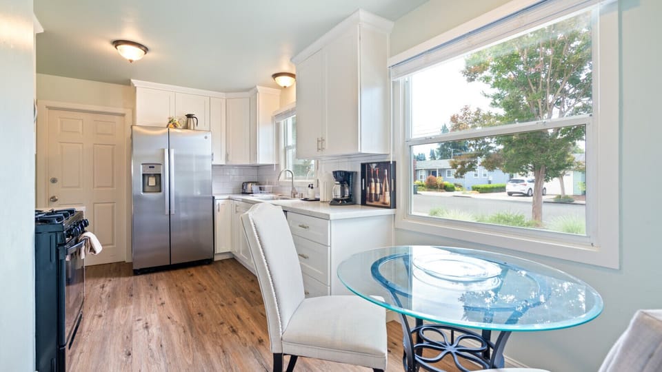 Sip your morning coffee while enjoying the view at the dinette