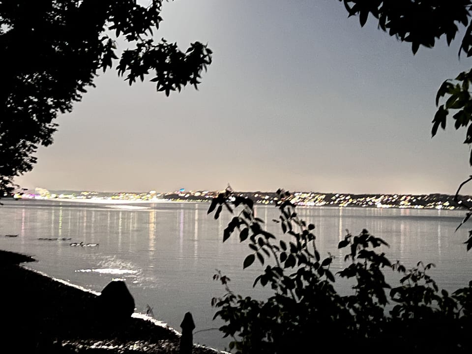 View at night