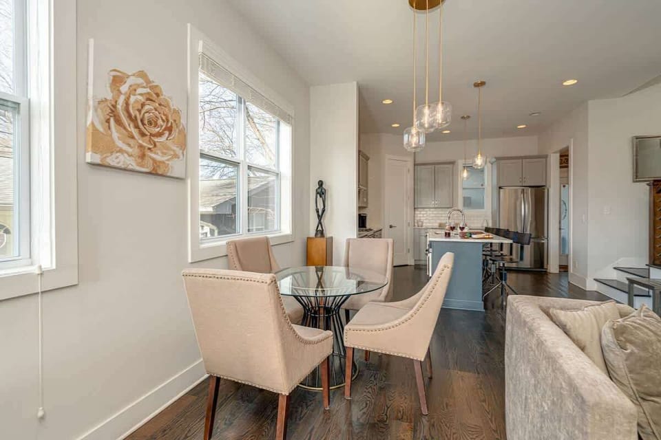 Formal dining space.