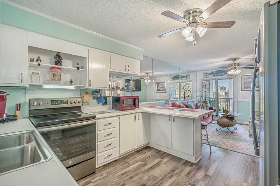Kitchen with updated appliances