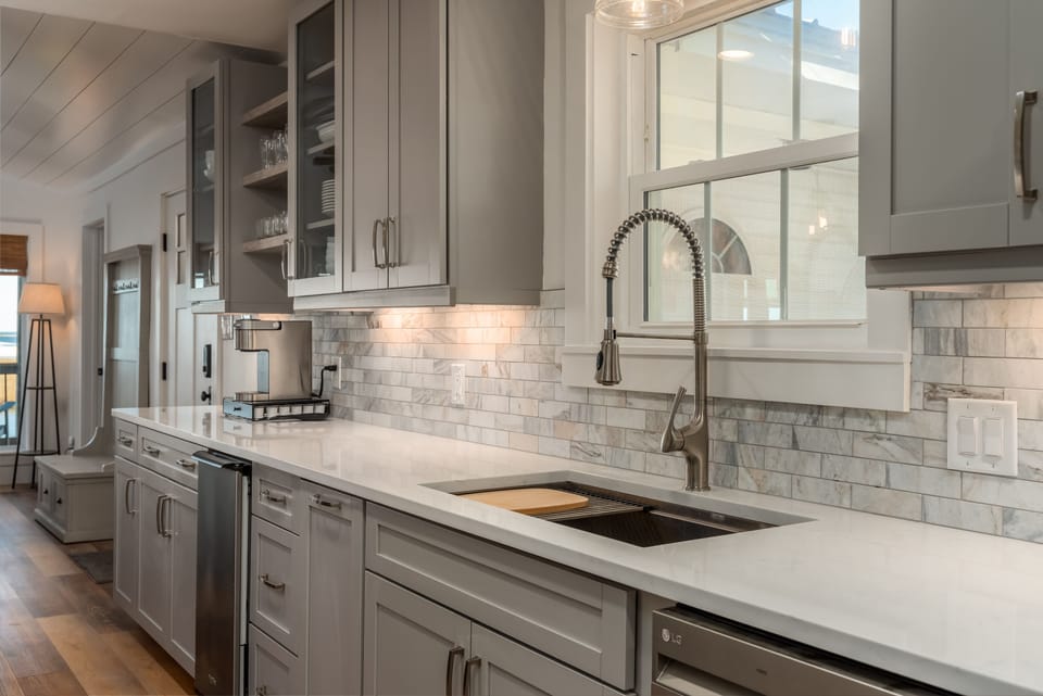 Modern Aesthetics Bayfront Bungalow Kitchen
