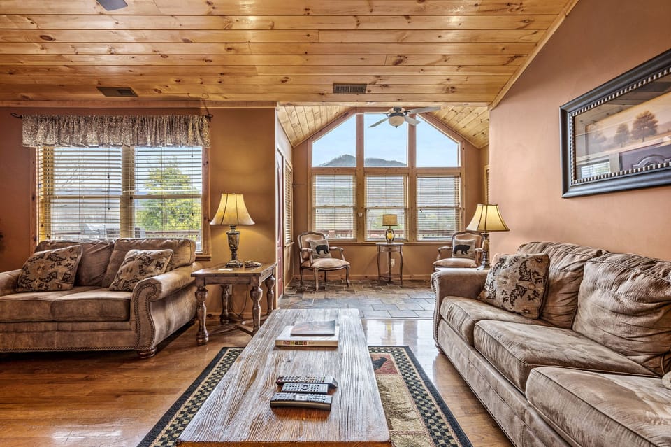 Living room with a view