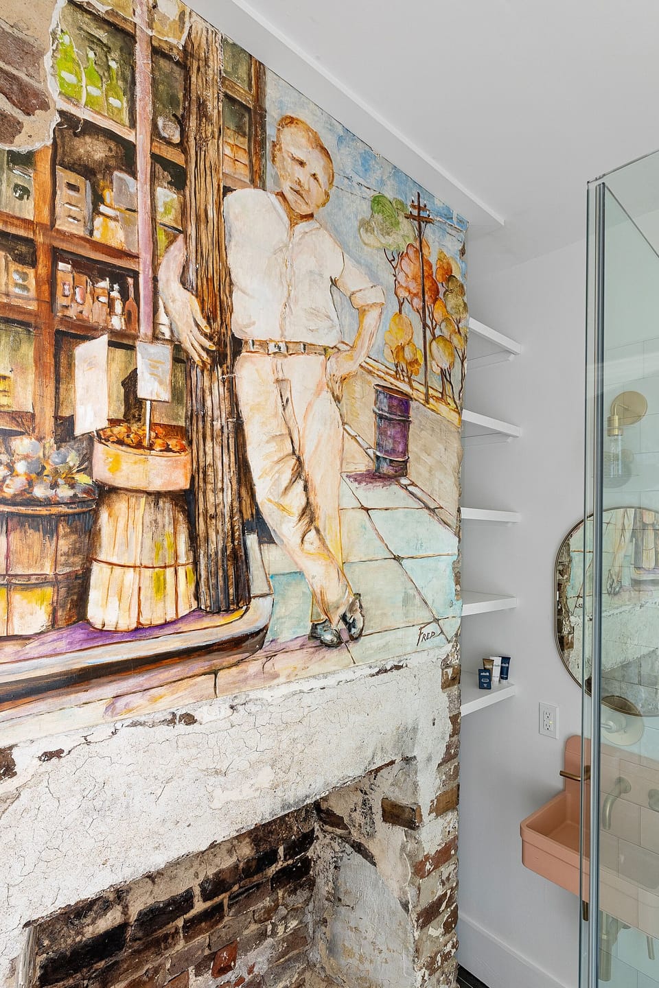 Mural in Full Bath