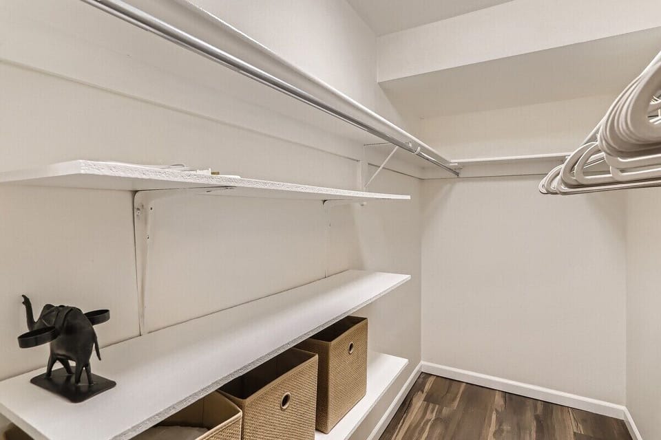 Huge walk in closet