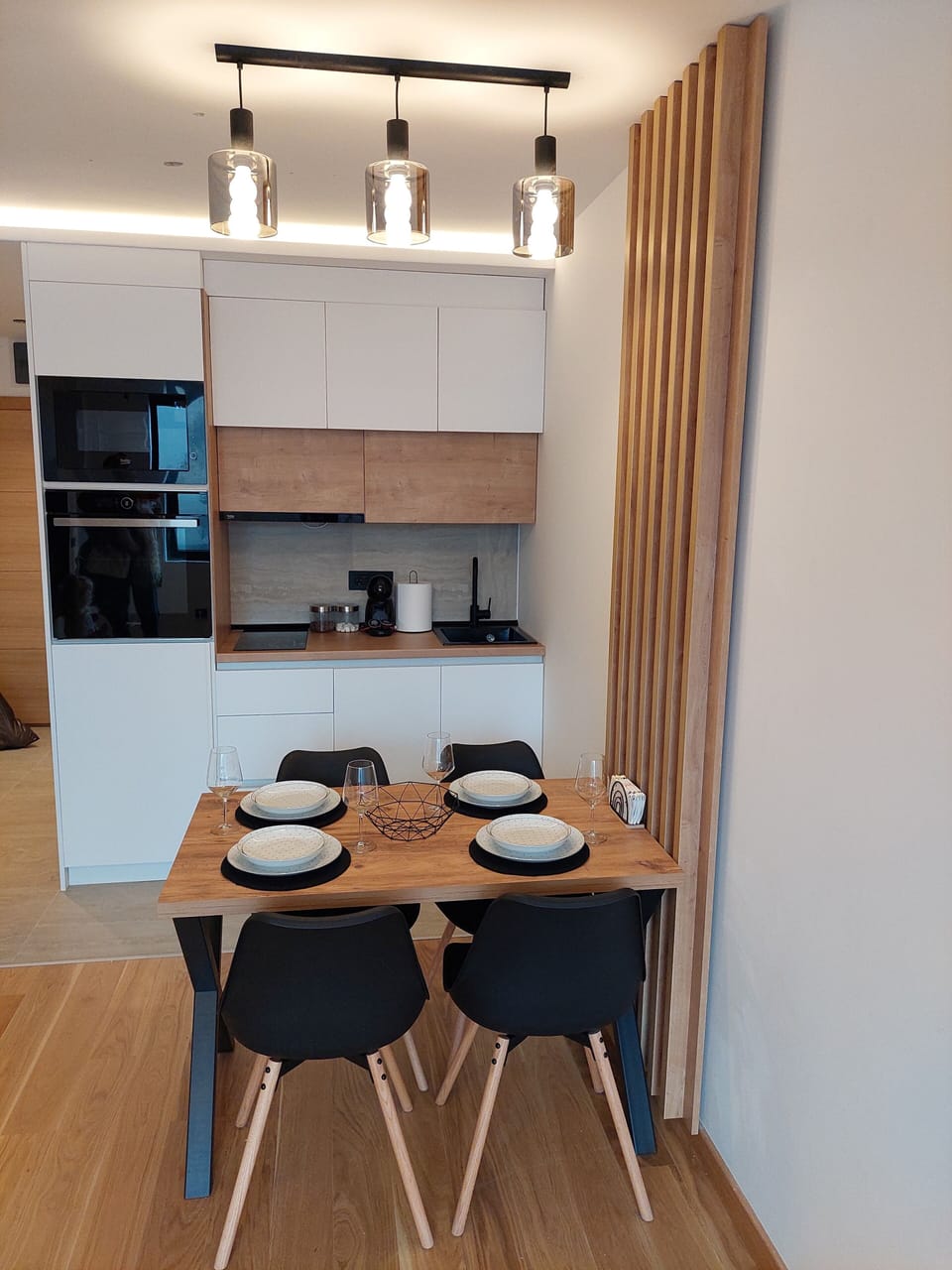Dinning area and kitchen