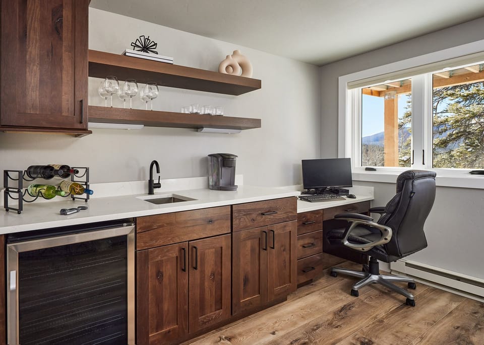 First Floor Bar and Work Station