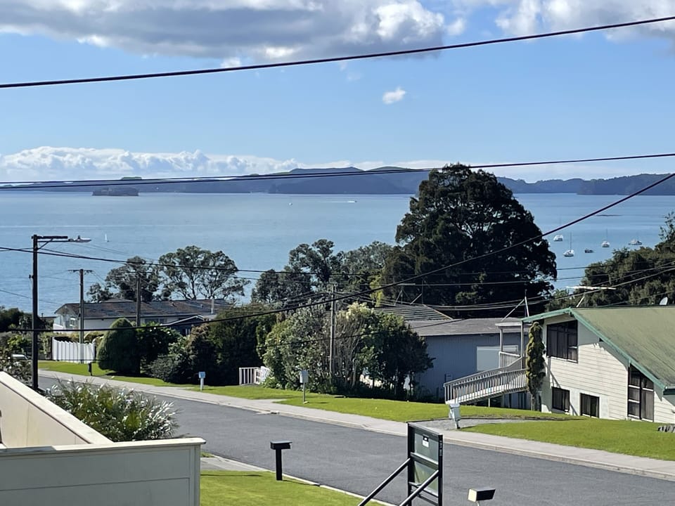 View from the deck to Kawau Island