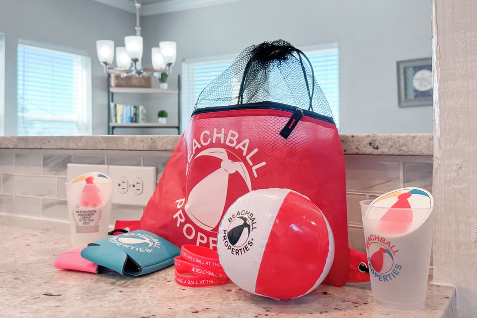 Beachball swag bag!