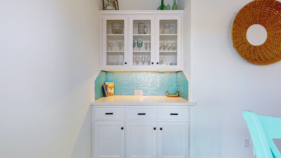 Bar Area by Dining Table