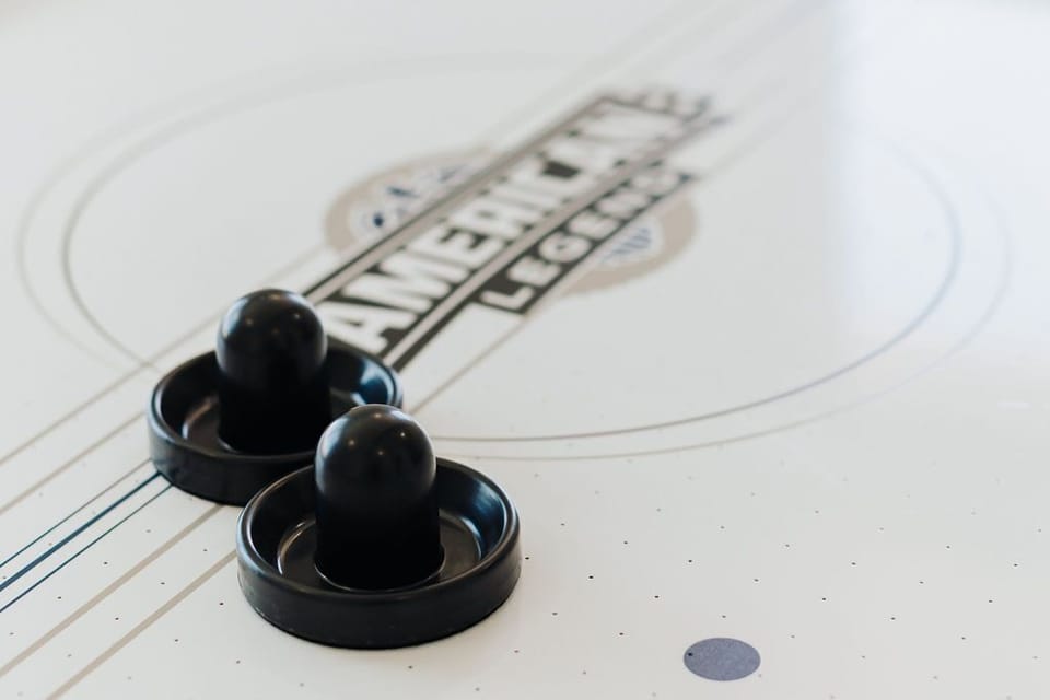Test your skills and compete in thrilling table hockey matches
