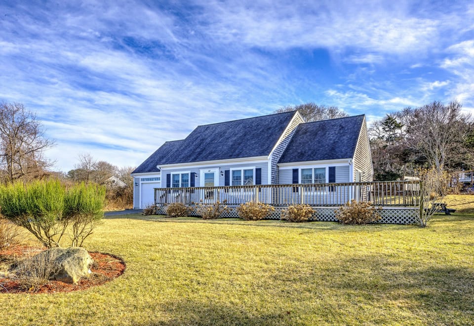 Large front yard- 48 Hammond Road East Sandwich