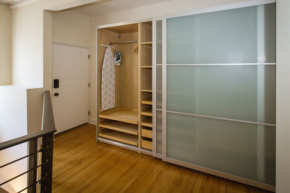 Mezzanine Closet