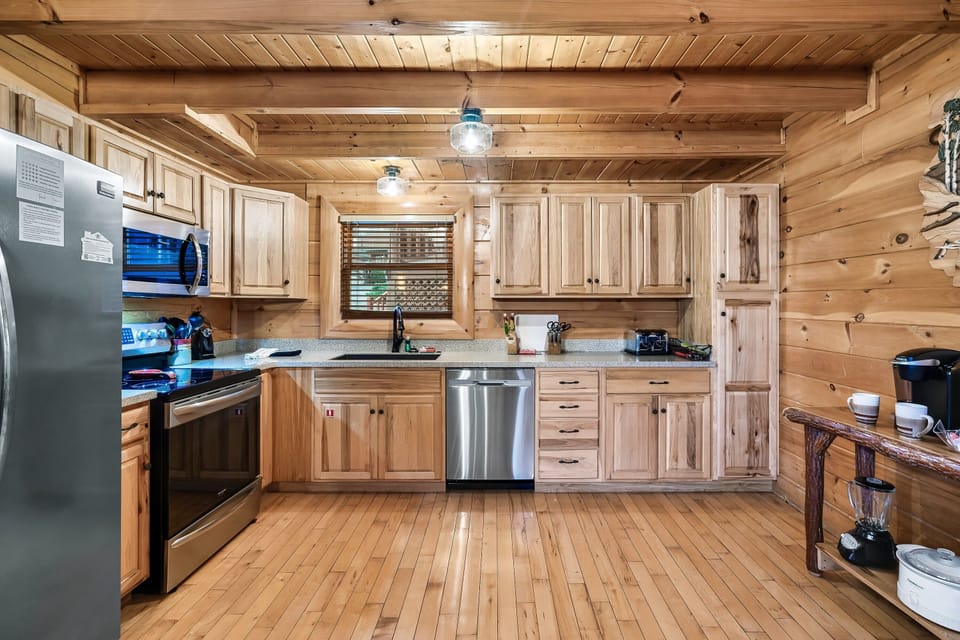 Well stocked kitchen