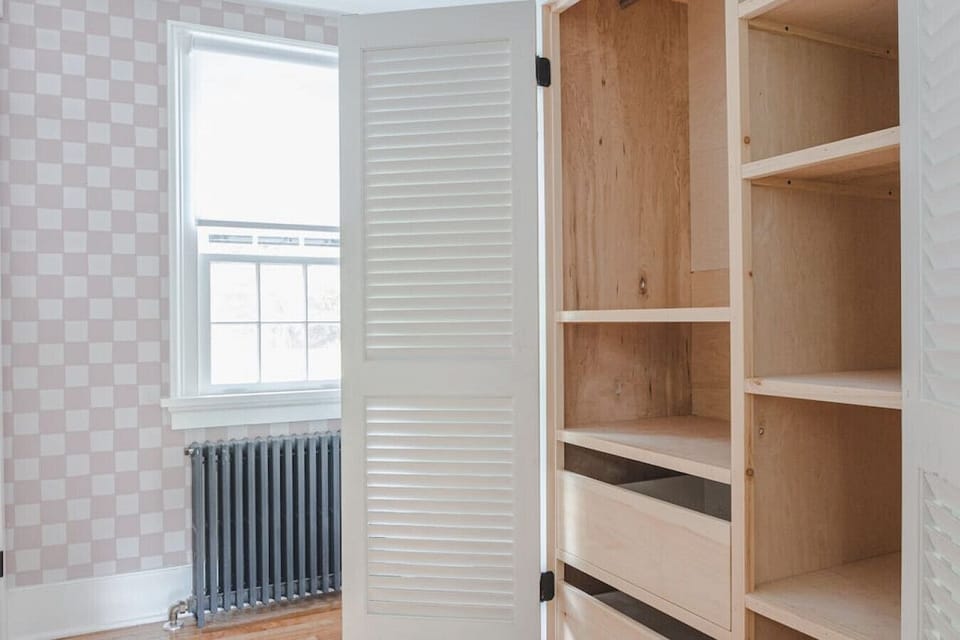 Plenty of closet space adjacent to principal bedroom