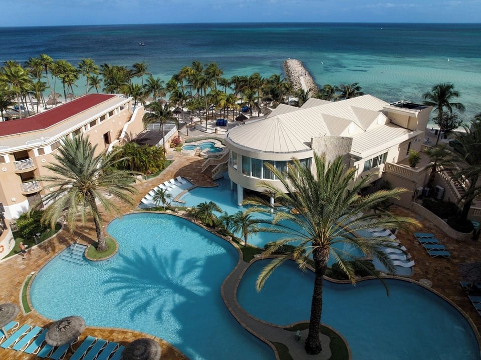 Soak up sweeping ocean views above sparkling resort pools.