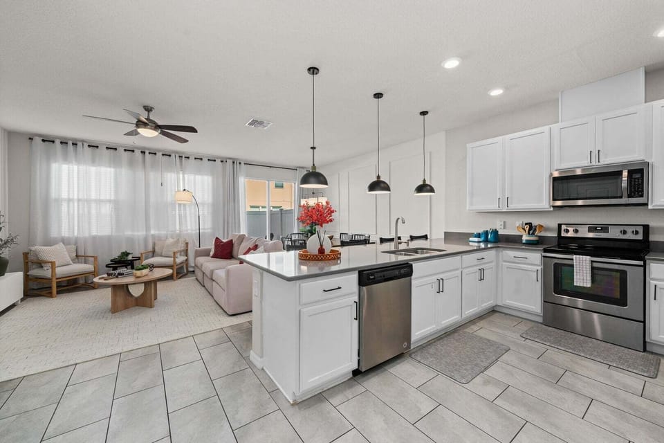 Enjoy open-concept spaces, perfect for gathering with family and friends during the holidays!