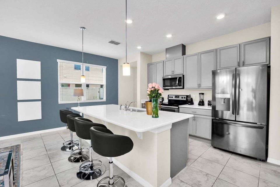 Everything you need to cook and dine, our kitchens are fully equipped!