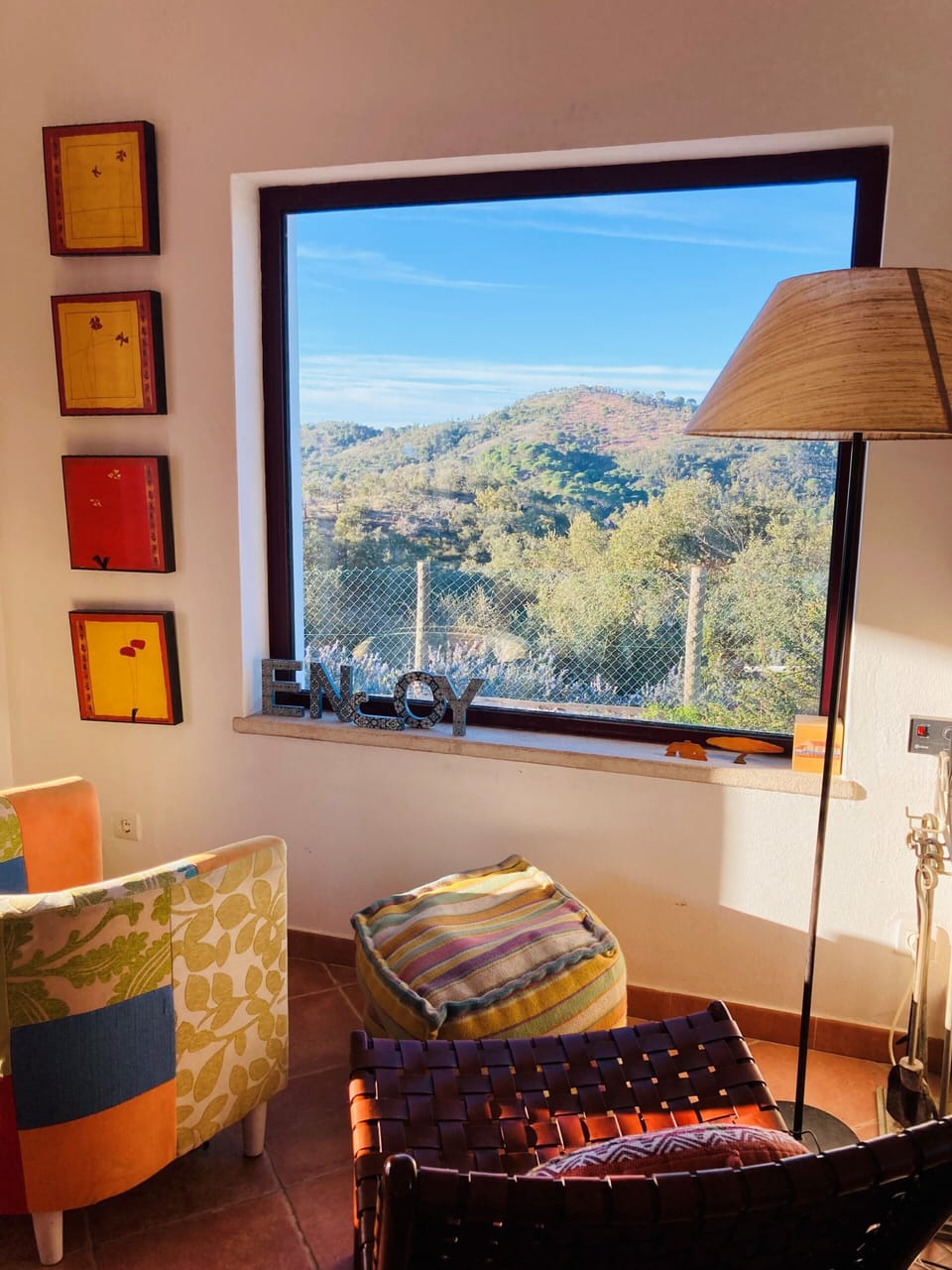 Cozy sitting area with lovely views