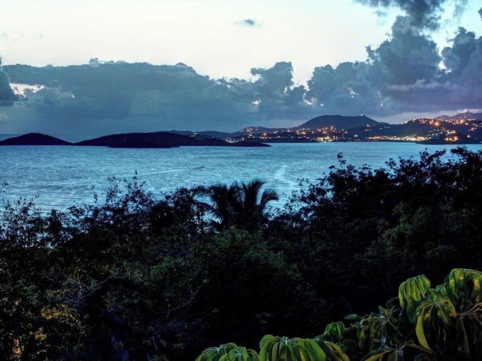Your evening view is just as beautiful at night as it is during the day