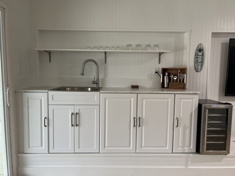 Mini bar/downstairs/game room 