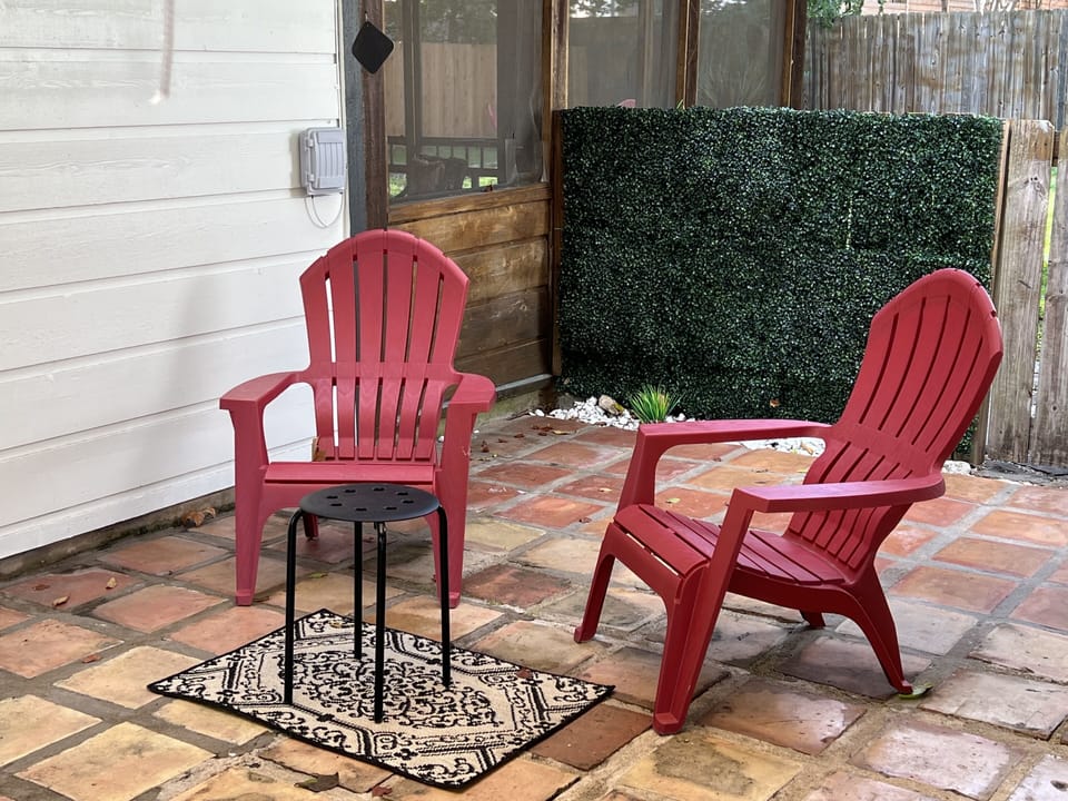 Another Sitting Area off Carport