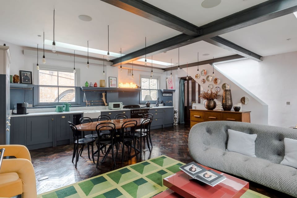 Living Room & Dining Area