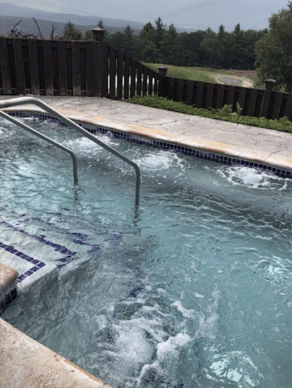 Outdoor Hot Tub open year round