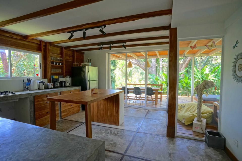 The kitchen is equipped with everything you need to cook