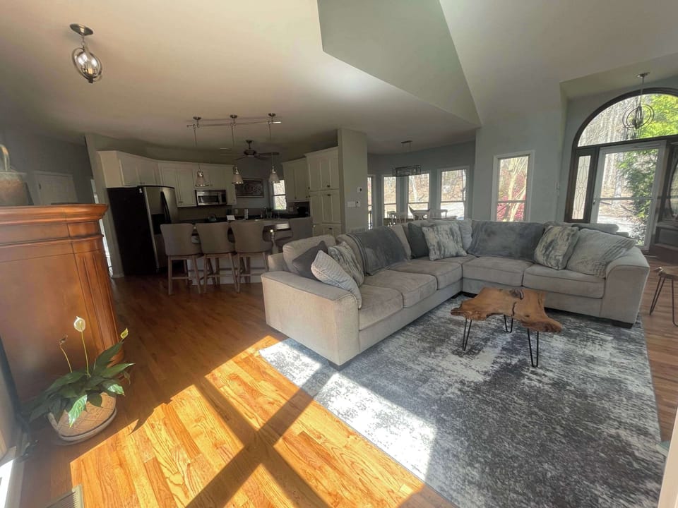 Living Room, Kitchen, Dining Room