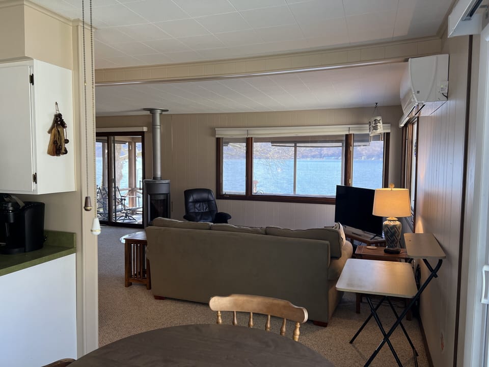 View from dining area