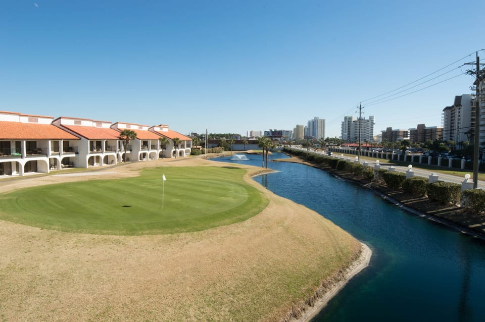Beautiful ponds scattered throughout the resort
