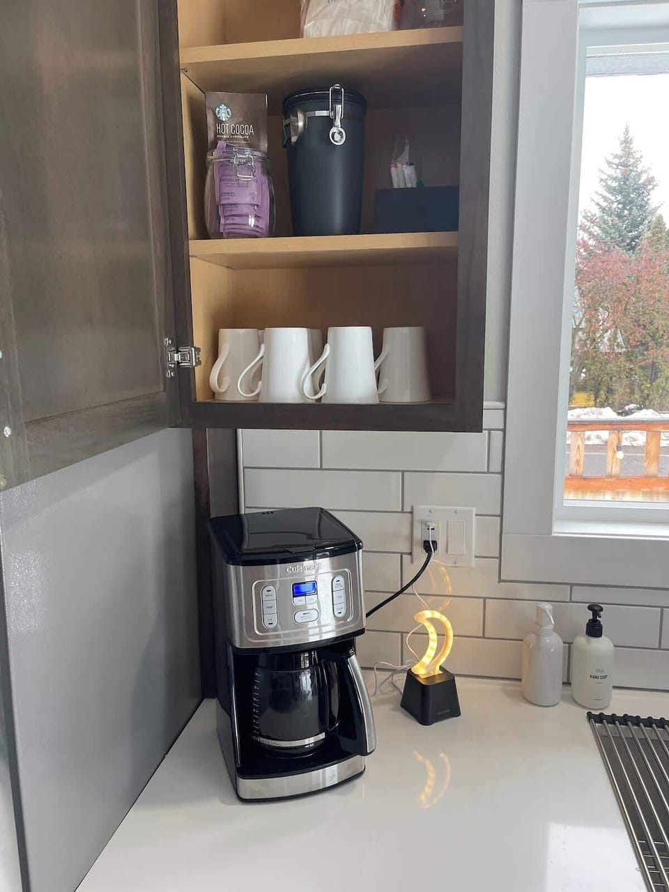 Hot coffee available of course