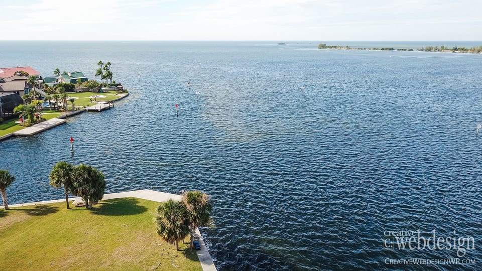 Water Channel in rear of home