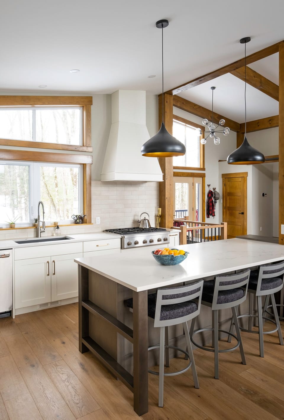 Award-winning designer kitchen featured a cottage magazine.